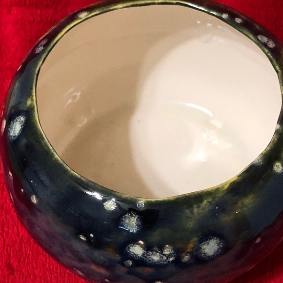 Night Sky Glazed ceramic bowl - Picture 3 of 4